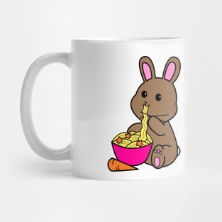 Chibi Bunny Eating Ramen - Mug Mug